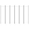 VidaXL Room Divider 6 Panels Folding Room Separator Privacy Screen Partition Living Room Decoration 350190