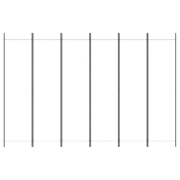 VidaXL Room Divider 6 Panels Folding Room Separator Privacy Screen Partition Living Room Decoration 350190
