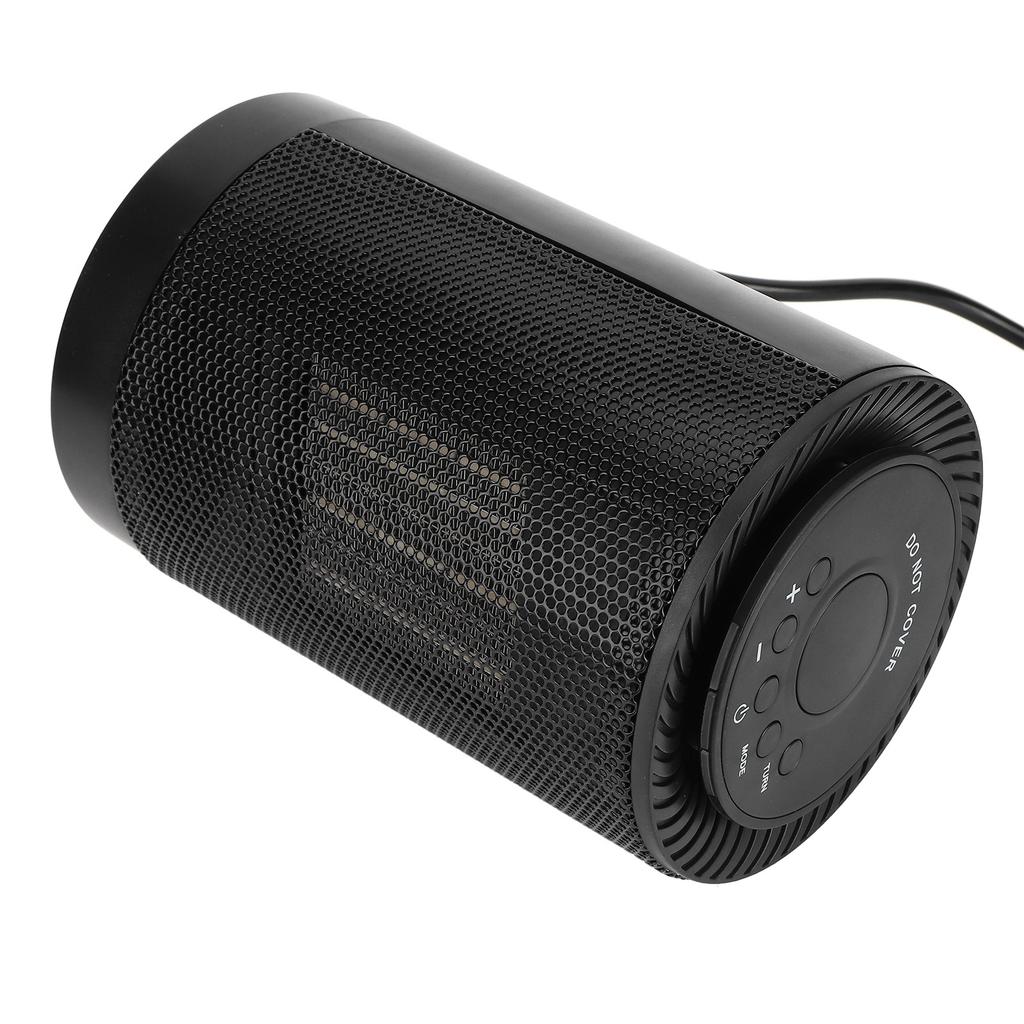 Desktop Electric Heater 1200W 70 Degrees  Rotation Intelligent Warmer PTC Ceramic Heating PortableUS Plug