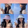 Women Summer Empty Top Hat Large Eave Uv Resistant Sunshade Sun Hat Protection
