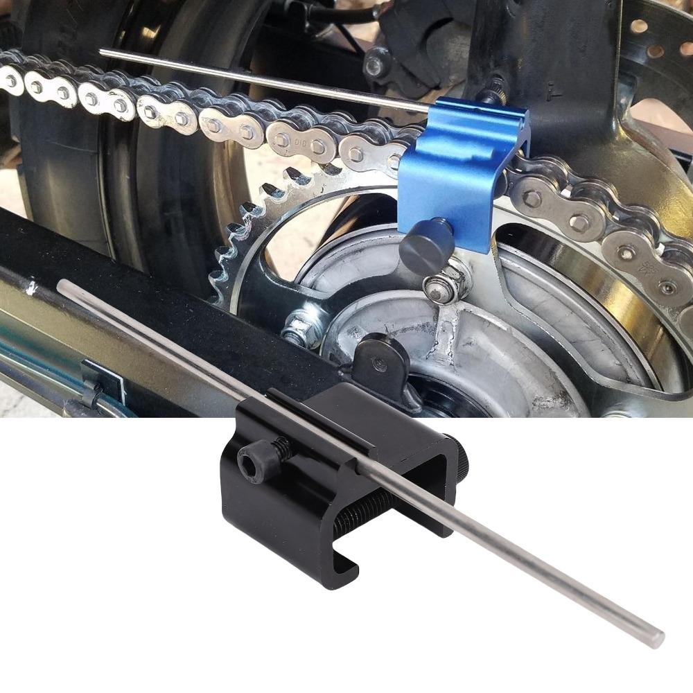 Aluminium Alloy Motorcycle Chain Alignment Tool  Maintenance Technician