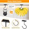 Self Adhesive Banana Hook Under Cabinet Foldable Banana Hanger Black Metal Under Counter Banana Hook to Keep Bananas Fresh Banana Holder for Kitchen