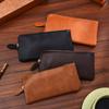 New Men's Long Zipper Wallet Large Capacity Multi-card Business Leather Clutch Wallet
