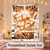 Benutzerdefinierter personalisierter Wandteppich, Haikyuu-Druck, benutzerdefinierter Text mit Namen, Wanddekoration zum Aufhängen für das Schlafzimmer