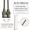 200mm Precision Stainless Steel Dispensing Needle with Pointed and Flat Tips