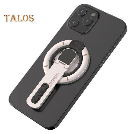 Magnetic Phone Ring Stand 360 Degrees Rotating Luminous Phone Bracket Multi-Angle Adjustable Double-Sided Phone Holder for Stress Relief & Mood