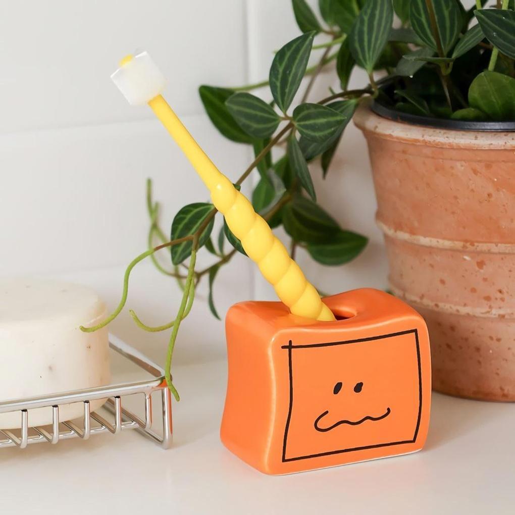 Badezimmerzubehör Keramik Zahnbürstenhalter Zahnbürstenorganisator