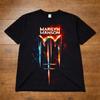 Marilyn Unisexson Band T Shirt Industrial Rock Logo Graphic Tee Adults Kids