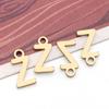 Stainless Steel 26 English Letter Pendant Charm for DIY Bracelets and Necklaces