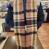 Bachi Long Cashmere Brown Beige Check Muffler VM1M4BR119 IO_Bupyeong Branch