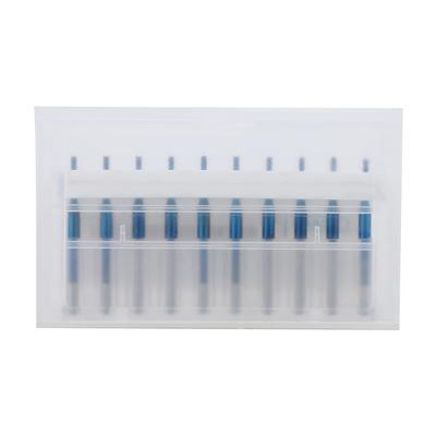 10pcs Carbide Router Cutting Bit Blue Corn End Mill Engraving Bit for CNC PCB Machinery (1.5mm)