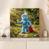 In the Night Garden Colorful Characters Forest 5D Diy Diamond Painting Round Diamond Mosaic Suitable For Beginners Diamond Painting Rhinestones Gift F