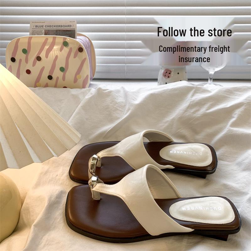 2025 Retro Women's Platform Toe-Loop Sandals – Trendy Summer Flip-Flops