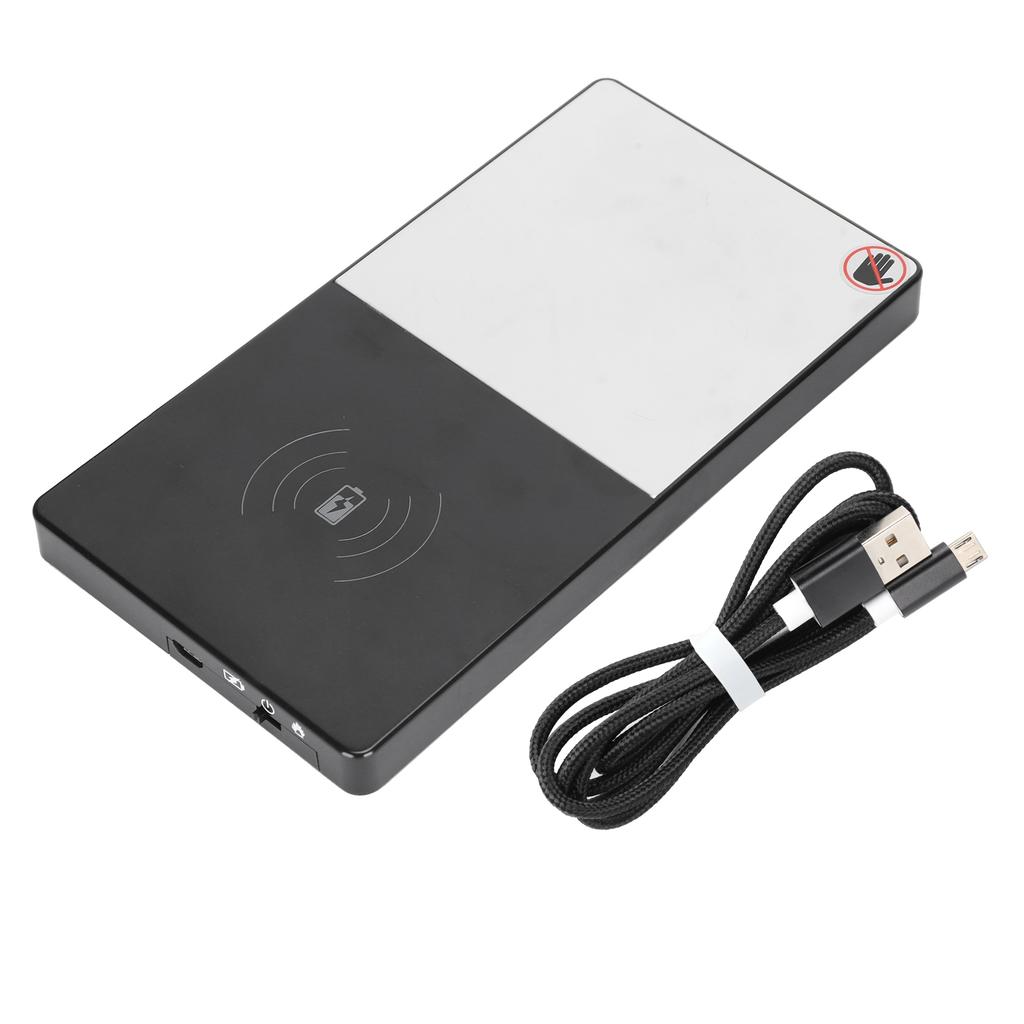 Cup Warmer Wireless Charger Station Black USB Heating Coaster Multifunctional Pad