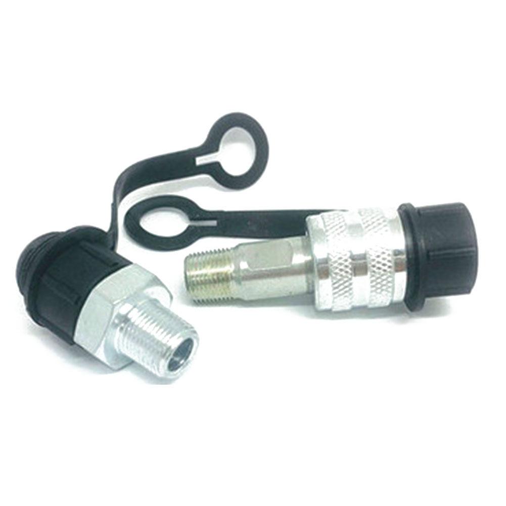 8 (Mm) Hydraulic Coupling External Thread Plated Steel