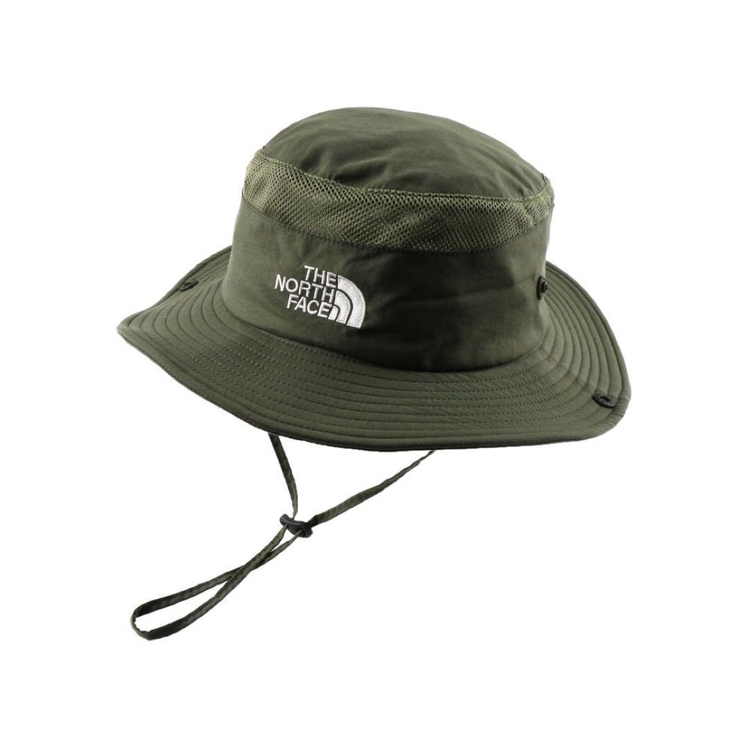 Used THE NORTH FACE Hat Khaki Outdoor Horizon Hat Adult