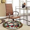 1pc Holly Jolly Christmas Chair Mat: Anime Cartoon Design, Non-Slip Carpet for Office Chair, Home Decor, Living Room, Bedroom, Game Room & Dormitory.J