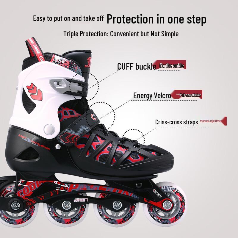 Patin à roulettes réglable pour adulte COUGAR