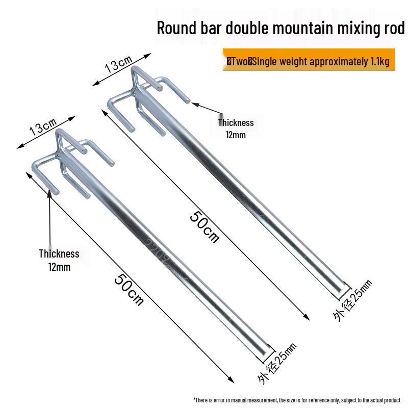 Rhinestone Spiral Mixing Rod for Cement and Putty Coating