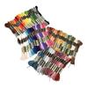 MYmama No. 25 Embroidery Thread 8m X 35 Colors Assorted Set 100% Polyester Sewing Hobby Craft Handicraft Supplies (70 Mixed Colors: Normal & Dull