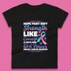 Breast Cancer Warrior Womens T-Shirt Mens Tops Tees Unisex