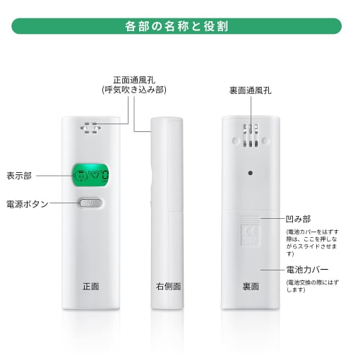 Halitosis Checker, Breath Checker, Halitosis Meter, High-Precision Detection, Business Etiquette, Self-Check, Portable, Home Use, Non-Contact