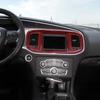 ABS Navigatiepaneel Decoratie Beschermhoes Sticker Geschikt Voor Dodge Charger 2015 En Hoger Auto Interieur Accessoires