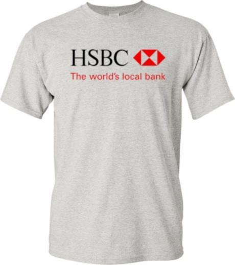HSBC Bank financial services t-shirt XXXXL