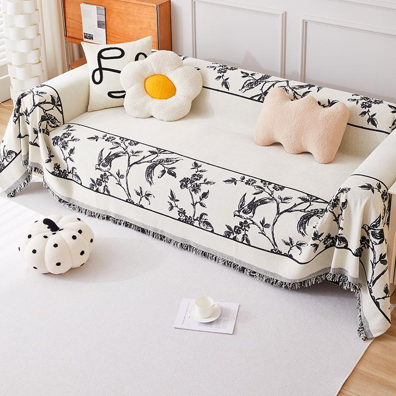 

Чехол для дивана из шенилла, подушка, универсальный противоскользящий чехол для дивана Four Seasons, новый чехол-одеяло с защитой от царапин у кошек 180*130cm