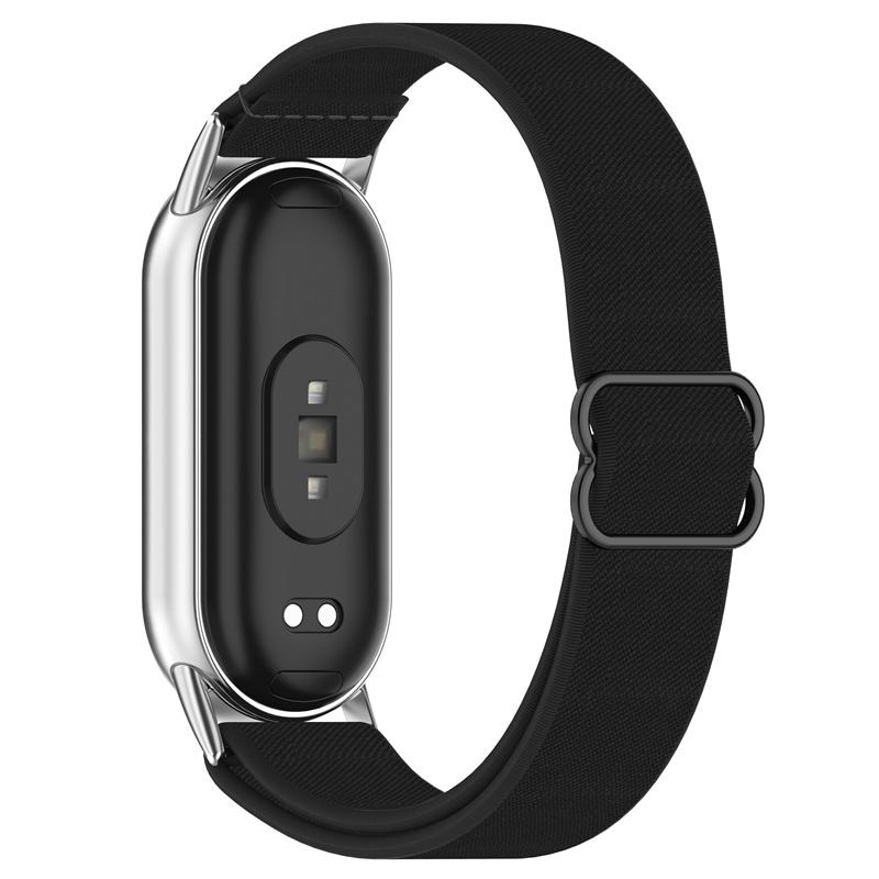 Nylon knit strap For Xiaomi band 9 8 NFC strap Elastic watch band For Xiaomi smart band 9 8 strap cover accessories