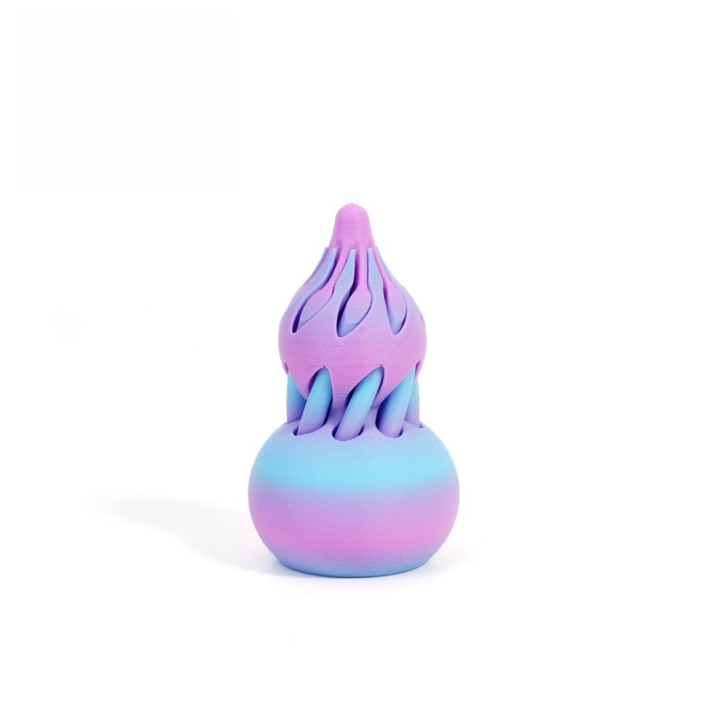 

Миниатюры Спиральная декомпрессионная тыква Спиральный дизайн Настольная игрушка для кончиков пальцев Настольное украшение B