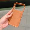 Stand Holder Magnetic Leather Phone Case for IPhone 17 16 15 14 13 17Pro Max for Magsafe Wireless Charge Shockproof Cover