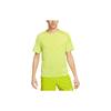 T Shirts Men's Yellow Crew Neck Moderate DM4753-308
