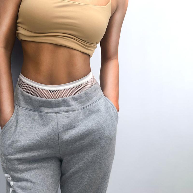 Sexy Women High Waist Silk Seamless Thongs Ladies Hollow Out Underpants 122