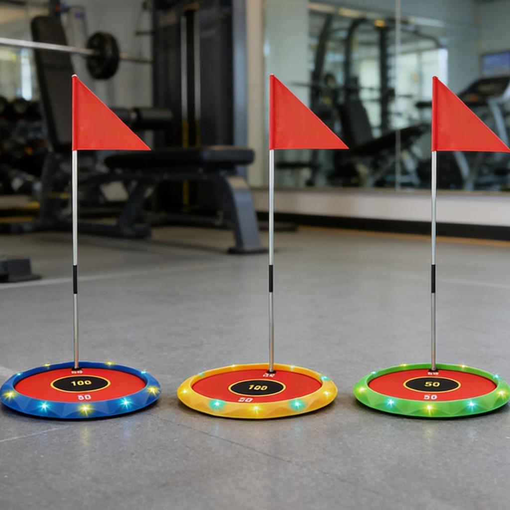 סט גולף לילדים אימון נדנוד כיף משפחתי פעילויות משחק ותרגול סט משחק גולף Putting לחג המולד ספורט חוף ילדים מעל