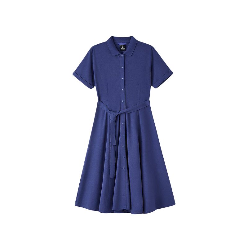 Skechers Classic Collection Knit Solid Color Sports Slim Fit Knit Dress Women dresses L226W054-04QJ S