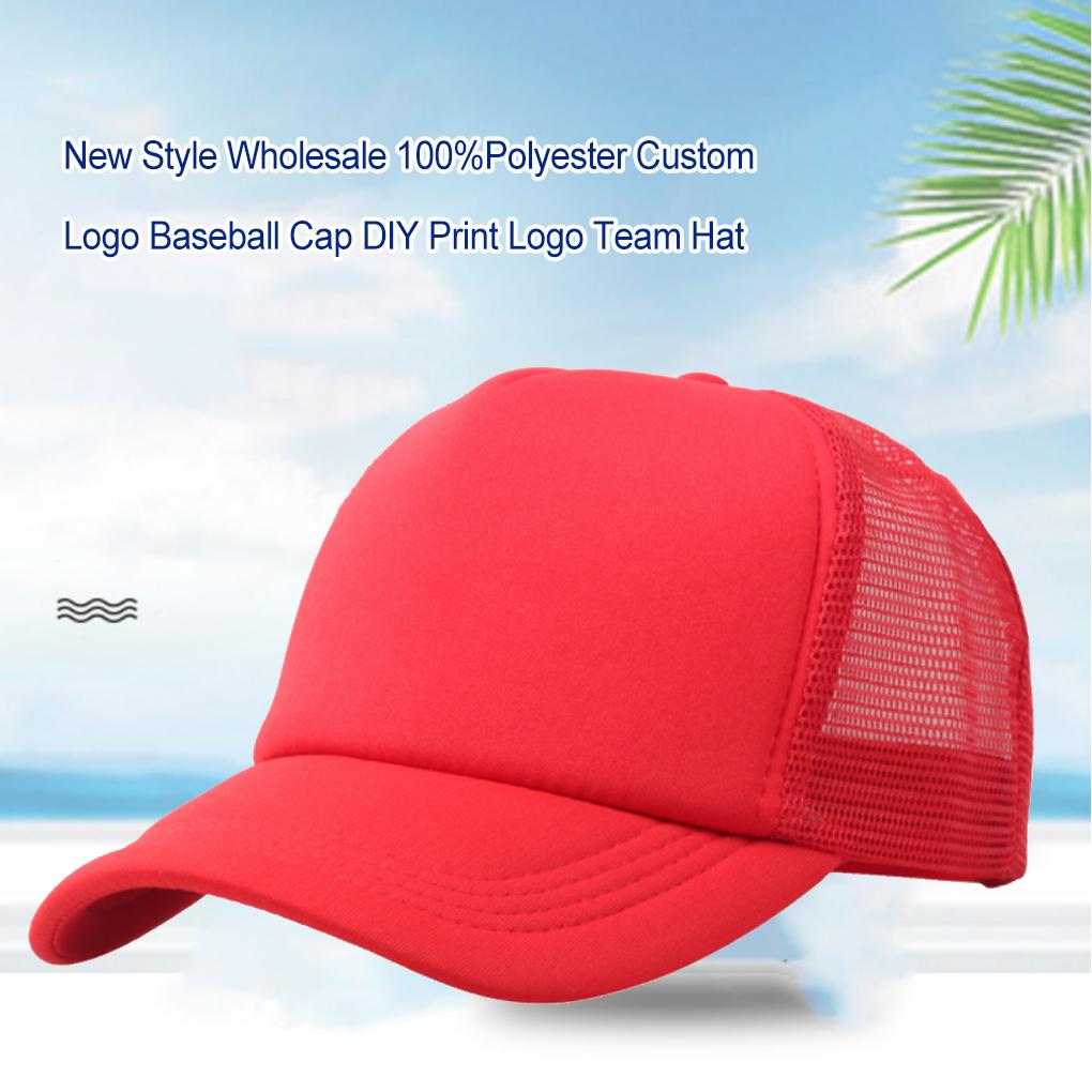 Man Woman Baseball Cap Polyester Fashion with Brim Hat Breathable Mesh Hats Accessory for Running Casual Leisure