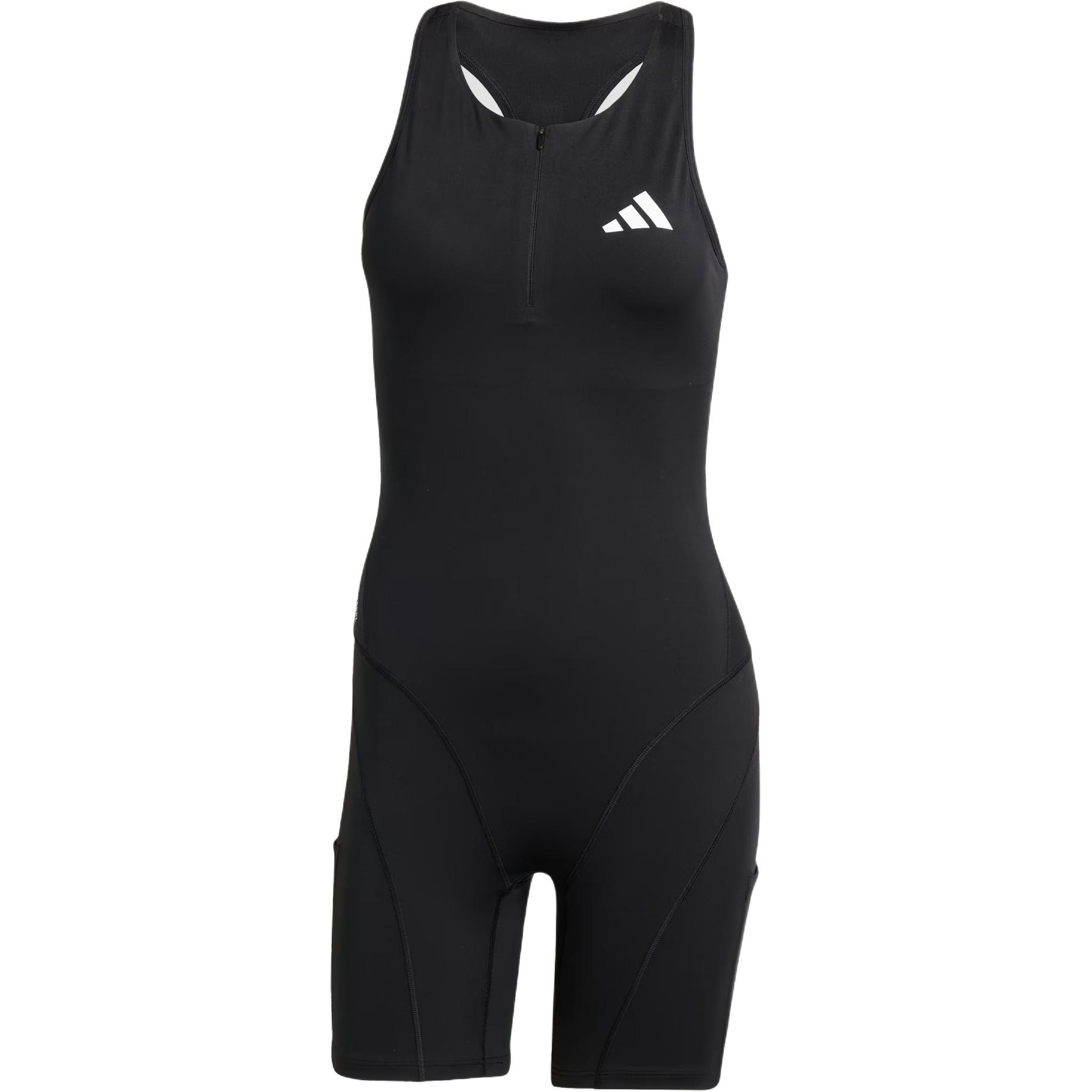 

Adidas Logo Print Slim Fit High Waist Jumpsuit Women jumpsuit JP1566 S