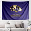 Baltimore Ravens Pattern Tapestry Wall Hanging Boho Aesthetic Wall Blanket For Bedroom Living Room Dorm Home Wall Decor 1013235