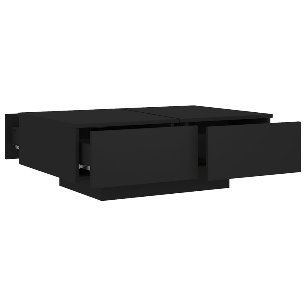 Coffee Table Black 90 X 60 X 31 Cm Particleboard