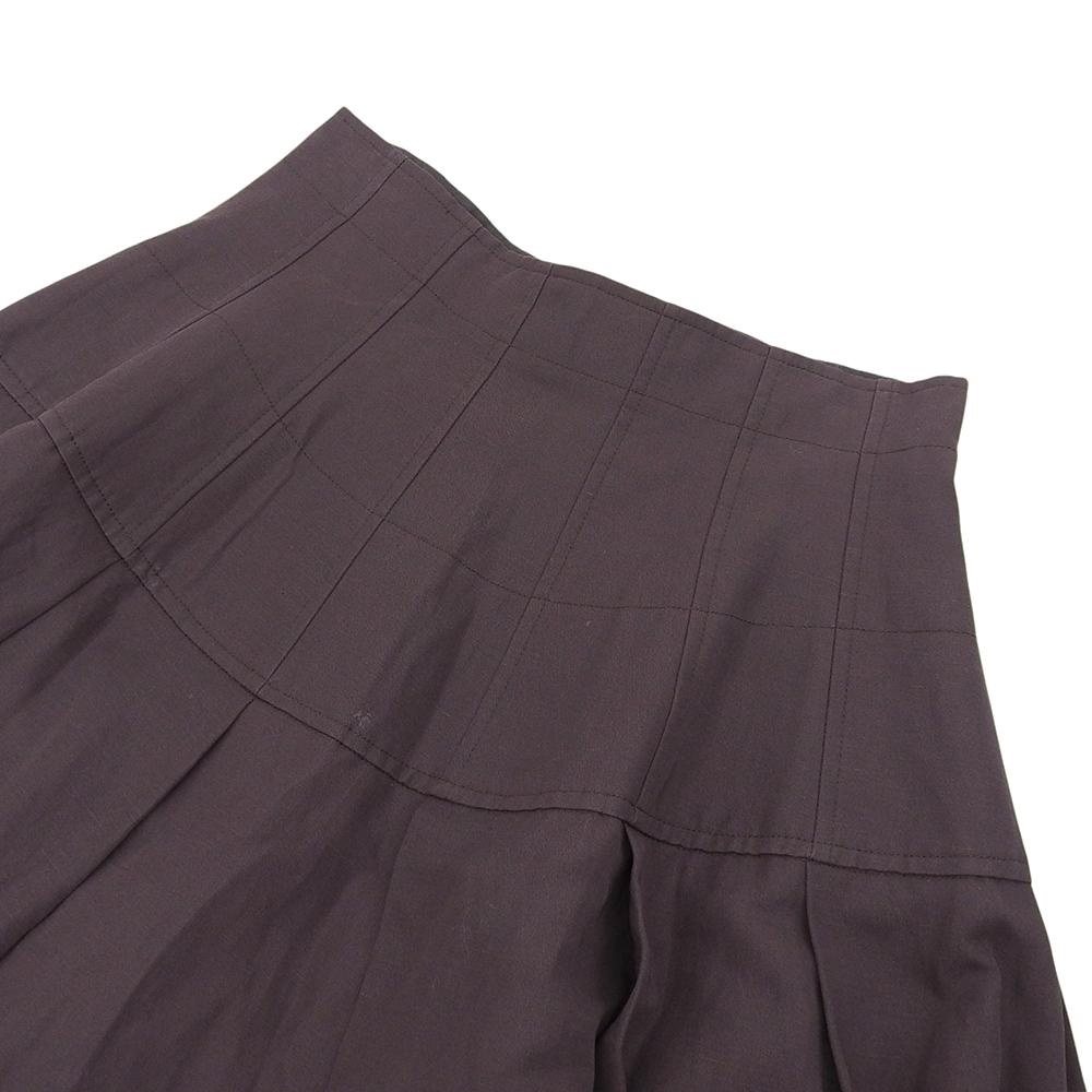 BLAMINK Linen Blend Maxi Long Skirt, Women's, Gray, Size 36, 7924-230-0343 Skirt 36 GrayUsed