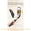 Handheld Gimbal Stabilizer with Dual Fill Light, Selfie Stick, Single-axis Stabilizer, Smart Bracket, Smooth Shooting