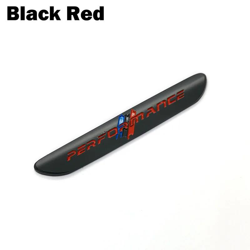 Metal Performance Car Side Fender Rear Trunk Emblem Badge Sticker Decals M 1 3 4 5 6 7 Car Decorations Stlying