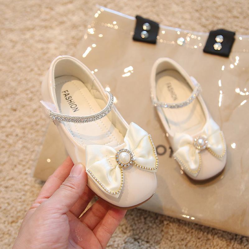 Princess Style Kids Girls Little Leather Shoes Casual Fashion Daily Single Shoes 21