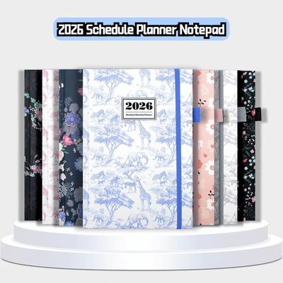 Wear-resistant A5  Agenda Planning Notebook 12 Months Office Work Planner  Business