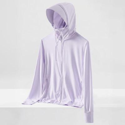 GELEITE Women's Summer Ice Silk Sun Protection Hoodie