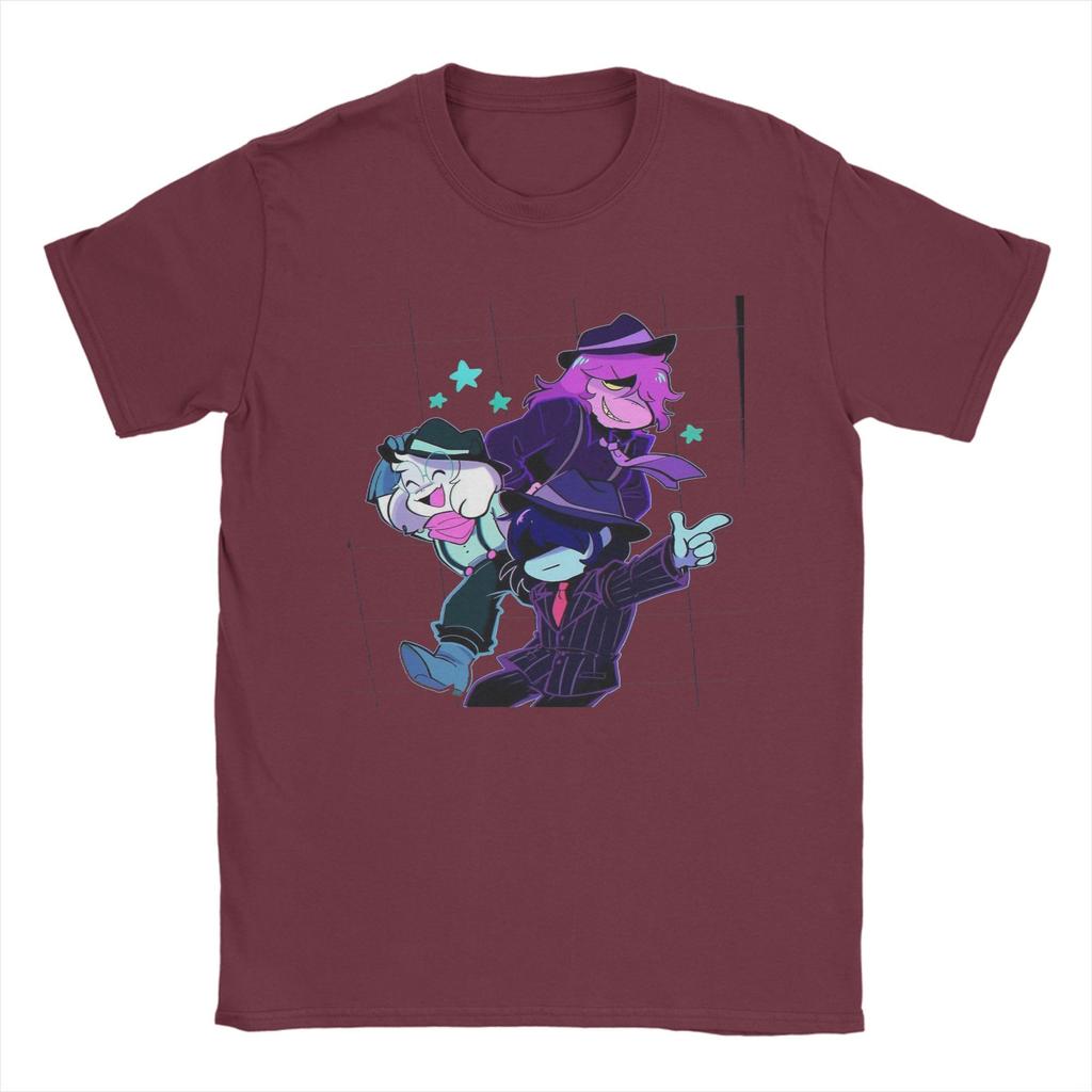 Deltarune Kris Susie Ralsei T-Shirts Men  Awesome 100% Cotton Tee Shirt Crew Neck Short Sleeve T Shirts New Arrival Clothes