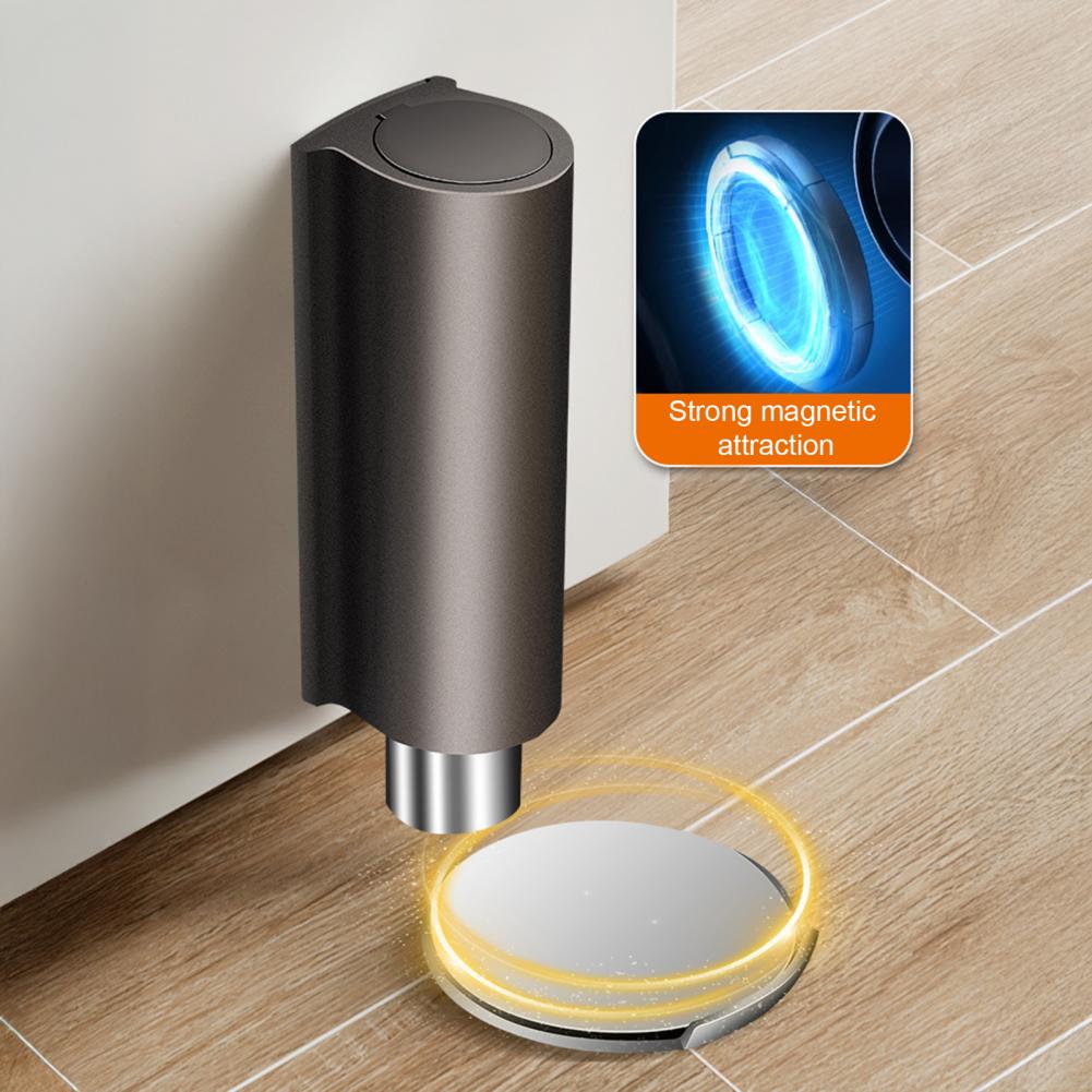 Anti-collision Door Stop Magnetic Door Stopper Wall Protector for Carpet Tile Wooden Floors Windproof Floor Mount Doorstop