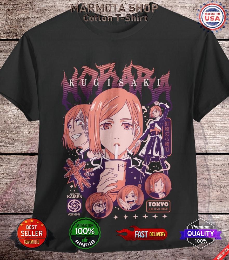 

Nobara Kugisaki Shirt Jujutsu Kaisen Unisex Anime Tee T-Shirt Waifu Ecchi Sexy M