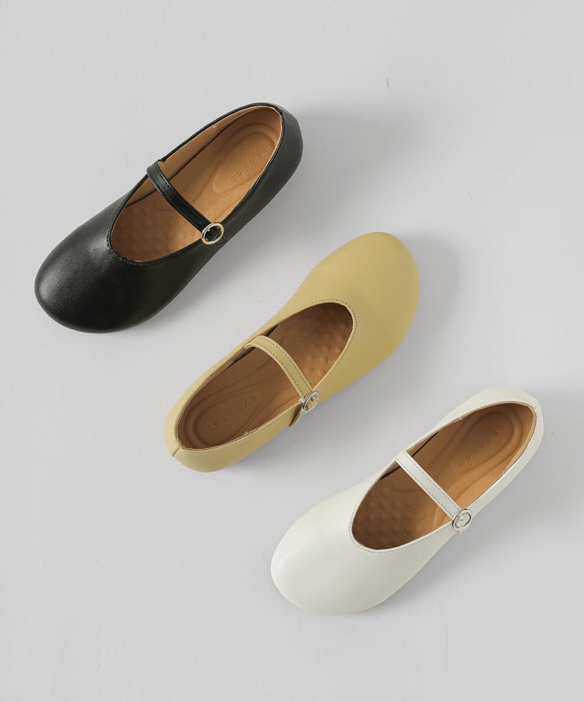Chaakan Epic Round Mary Jane Flats Pmltr1F103